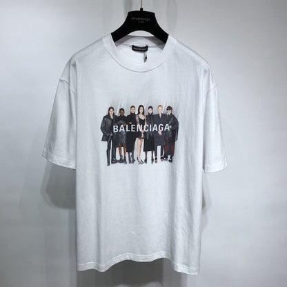 Balenciaga Real Balenciaga Medium Fit T shirt White