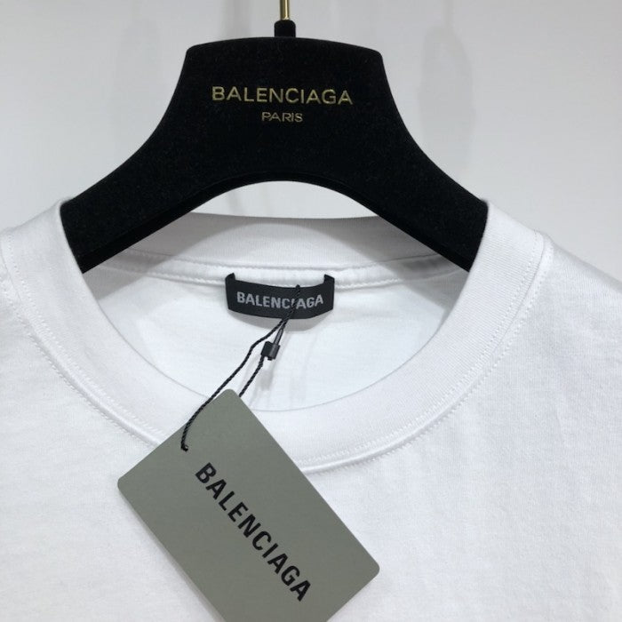 Balenciaga Real Balenciaga Medium Fit T shirt White