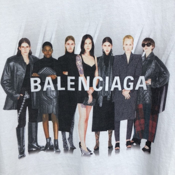 Balenciaga Real Balenciaga Medium Fit T shirt White