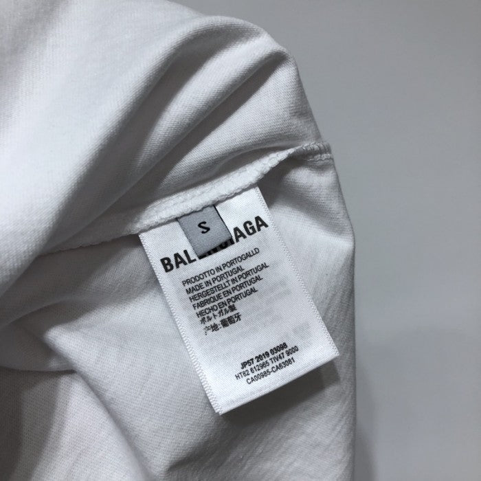 Balenciaga Real Balenciaga Medium Fit T shirt White