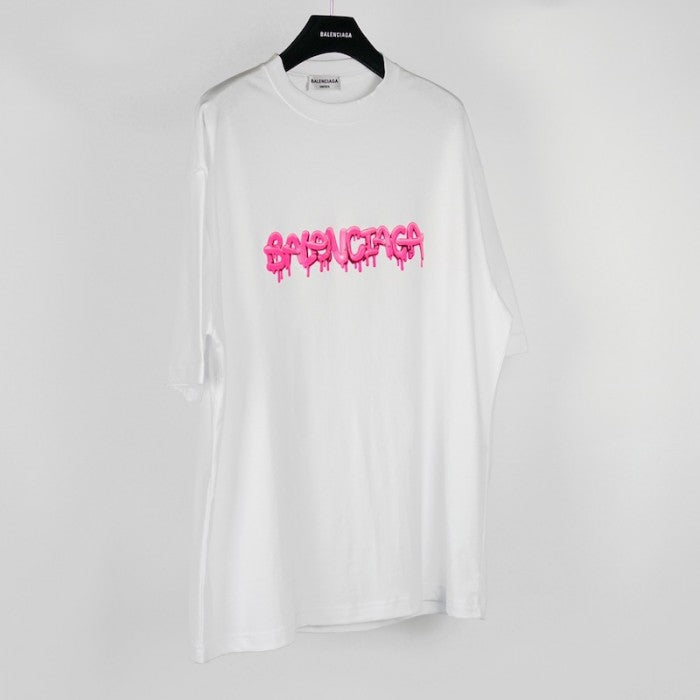 Balenciaga Slime T-shirt Medium Fit in White