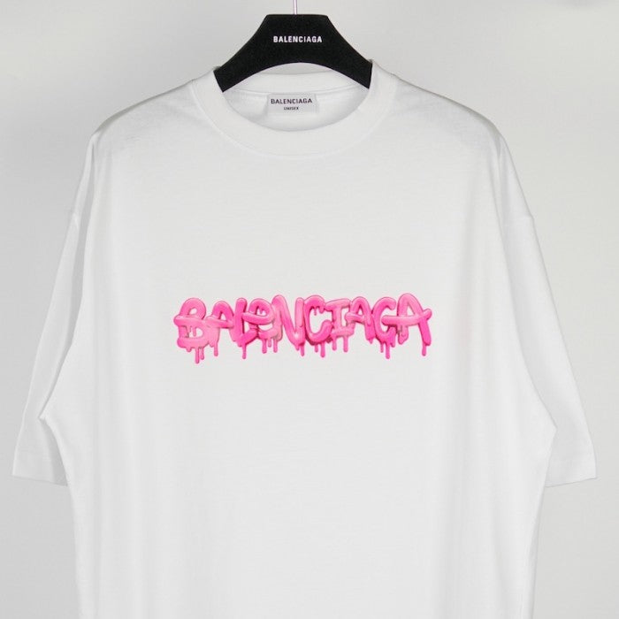 Balenciaga Slime T-shirt Medium Fit in White