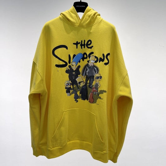 Balenciaga The Simpsons Tm & آ© 20th Television Hoodie Wide Fit in Yellow