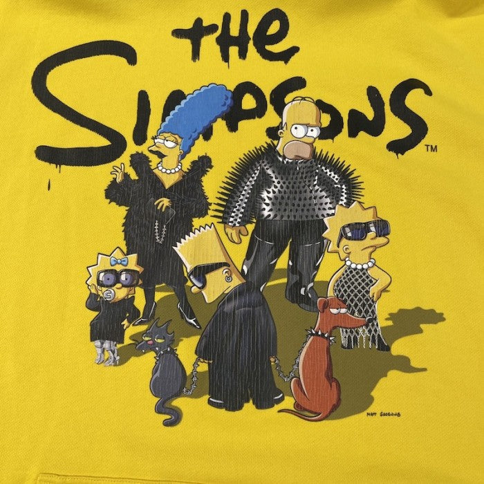 Balenciaga The Simpsons Tm & آ© 20th Television Hoodie Wide Fit in Yellow