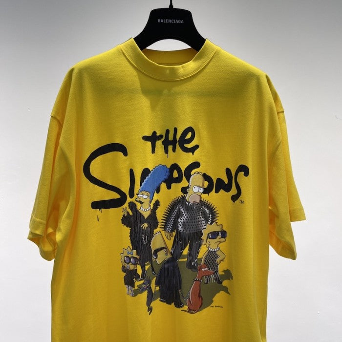 Balenciaga The Simpsons Tm & آ© 20th Television T-shirt Oversized in Yellow