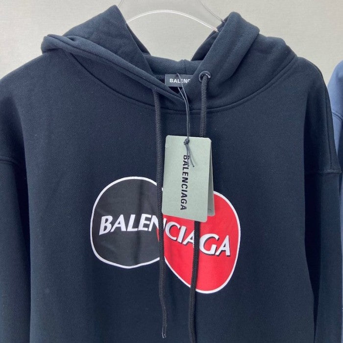 Balenciaga Uniform Large Fit Hoodies Black