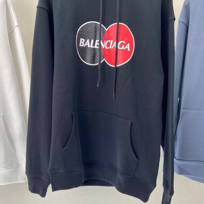 Balenciaga Uniform Large Fit Hoodies Black