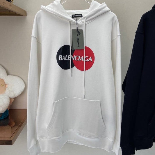 Balenciaga Uniform Large Fit Hoodies White