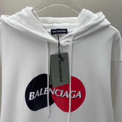 Balenciaga Uniform Large Fit Hoodies White