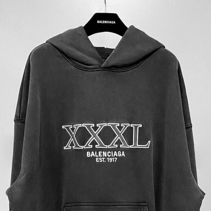 Balenciaga XXXL Hoodie Large Fit in black