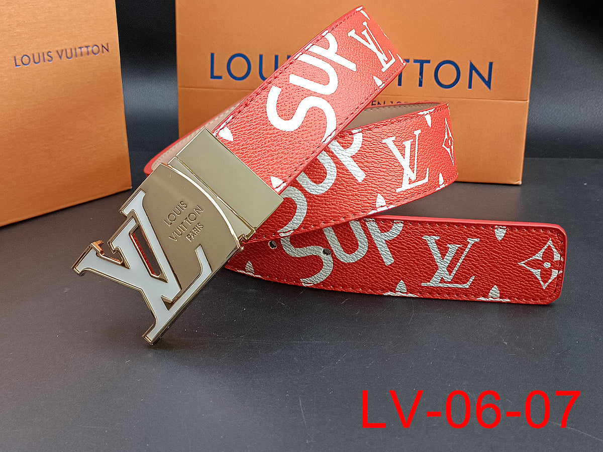 New Louis Vuitton belt men women LV