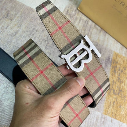 Burberry Reversible Monogram Motif Vintage Check Belt