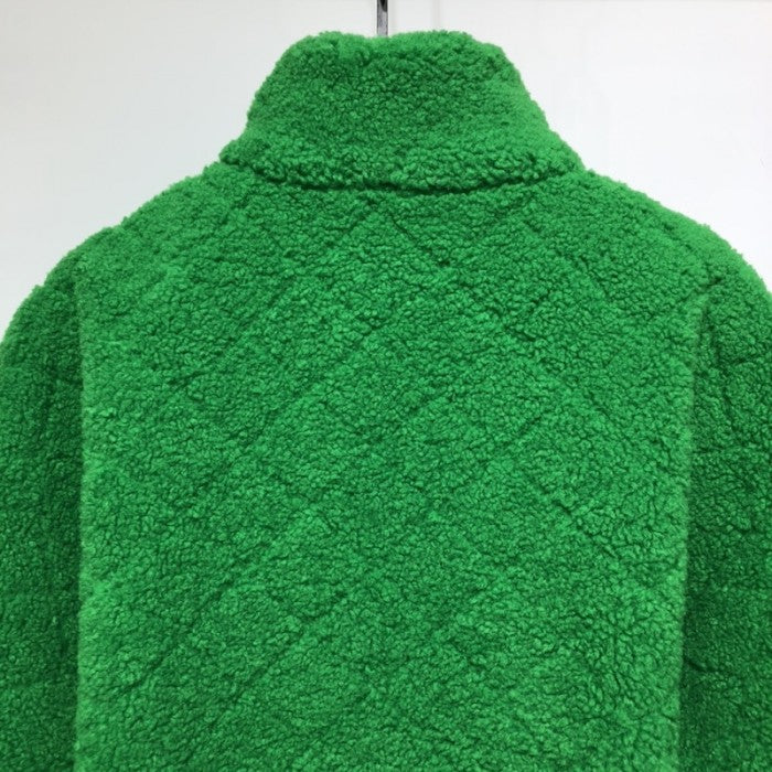 B V Fur Jacket Green