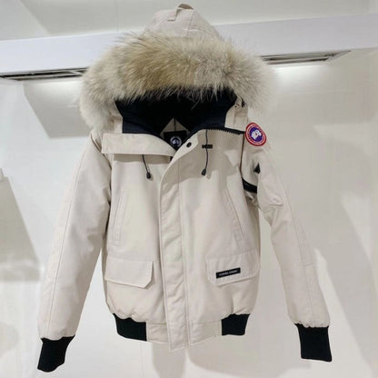 CA Goose Chilliwack Bomber Jacket Ivory