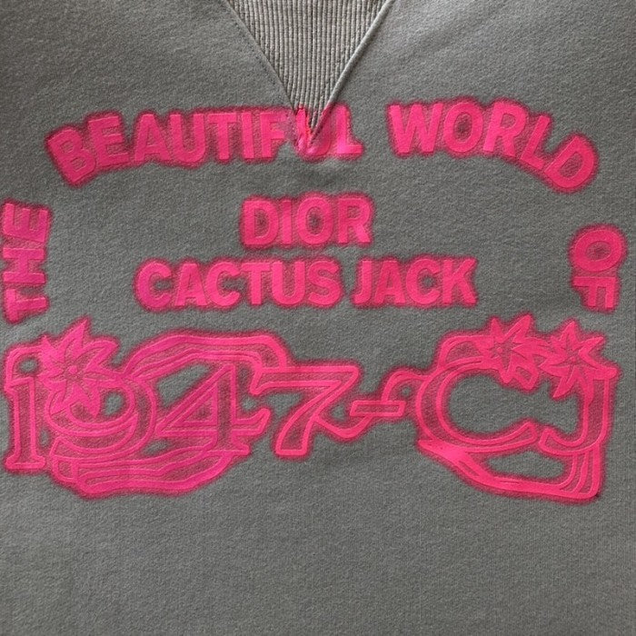 CACTUS JACK DIOR Sweatshirt Green Cotton Fleece