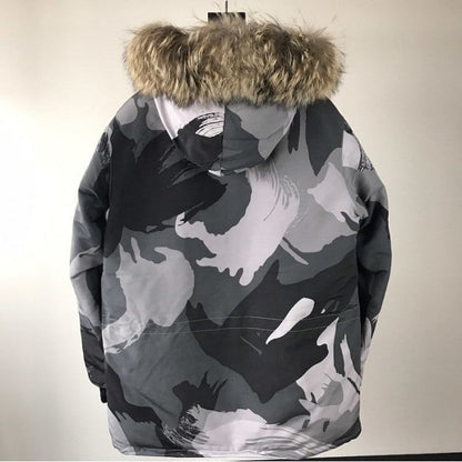 CA Goose Expedition Parka Camo Grey