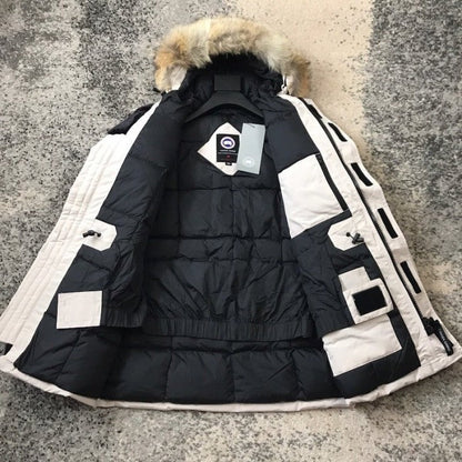 CA Goose Expedition Parka Ivory