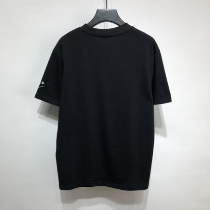 CC Logo Cotton T shirt Black