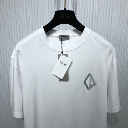 CD DIAMOND RELAXED-FIT T-SHIRT White Cotton Jersey