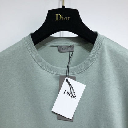 'CD Icon' T-Shirt, Relaxed Fit Green Cotton Jersey