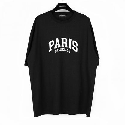 Balenciaga Cities Paris T-shirt Medium Fit in Black