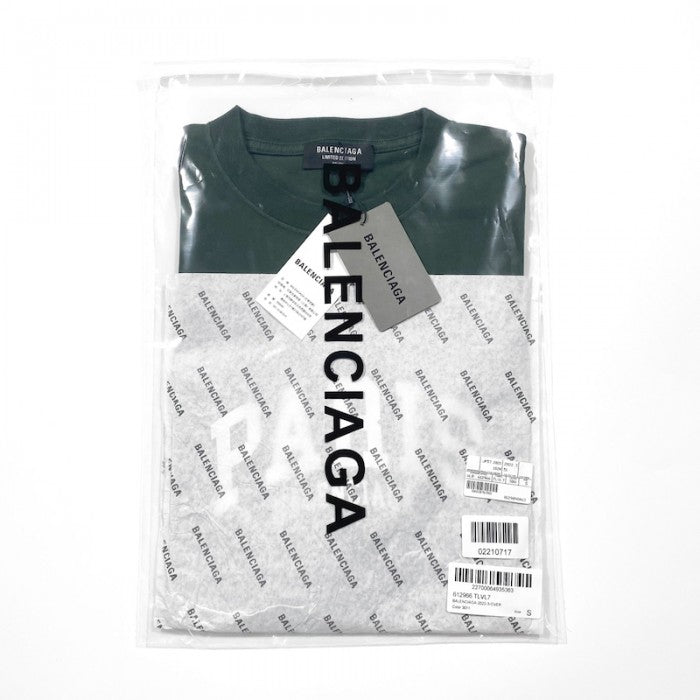 Balenciaga Cities Paris T-shirt Medium Fit in Green