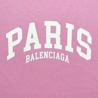 Balenciaga Cities Paris T-shirt Medium Fit in Pink