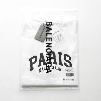 Balenciaga Cities Paris T-shirt Medium Fit in White