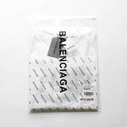 Balenciaga Cities Paris T-shirt Medium Fit in White