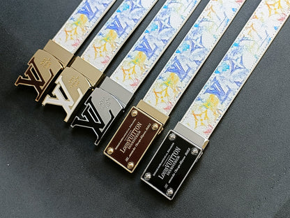 New Louis Vuitton belt men women LV