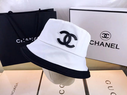 Chanel Womens Mens Buckets Hat Adjustable