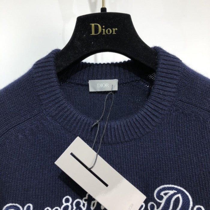 Christian Dior Atelier Sweater Blue Wool Jersey