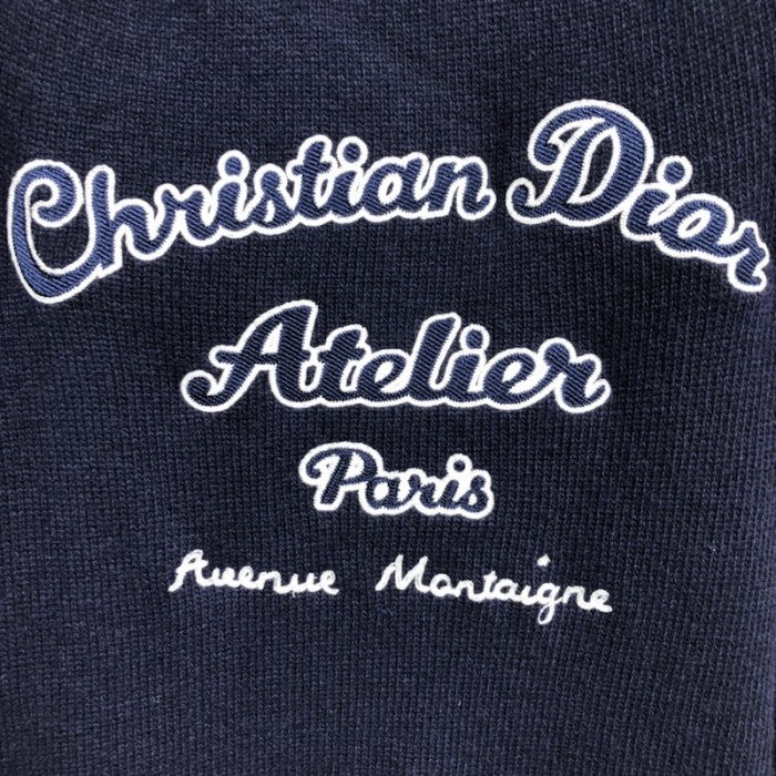 Christian Dior Atelier Sweater Blue Wool Jersey