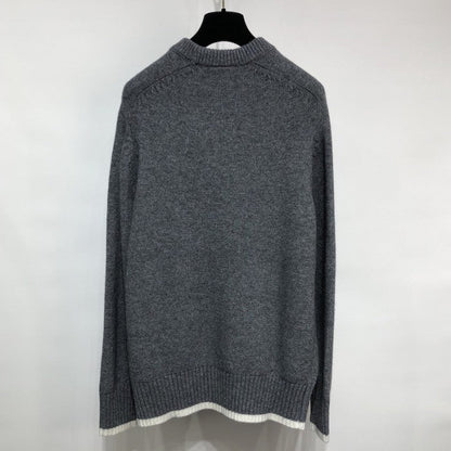 Christian Dior Atelier Sweater Gray Wool Jersey