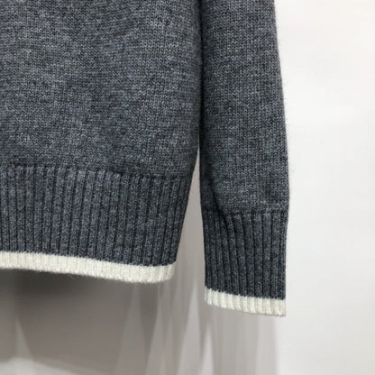 Christian Dior Atelier Sweater Gray Wool Jersey