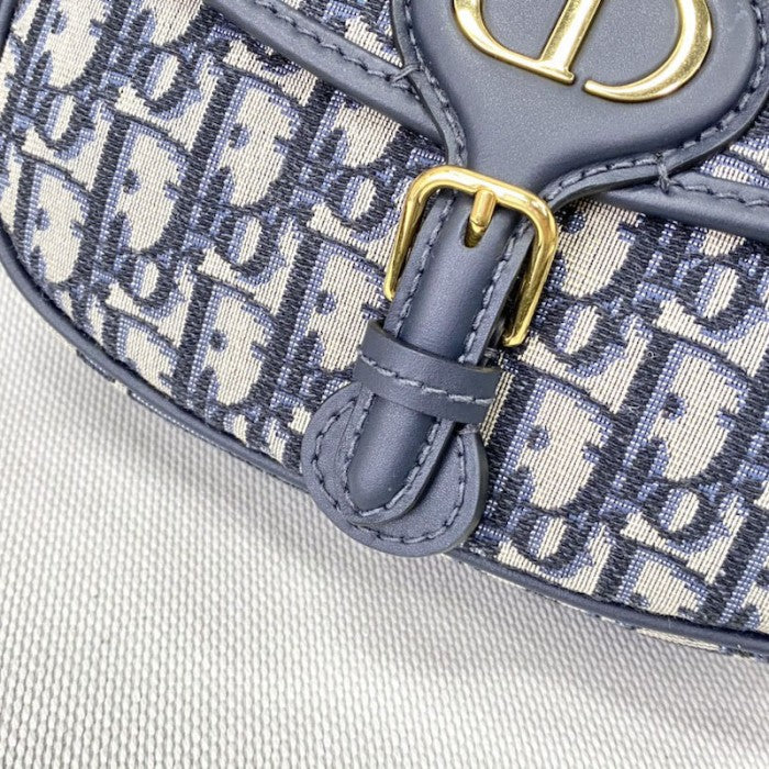 Dior Medium Dior Bobby Bag Blue Dior Oblique Jacquard