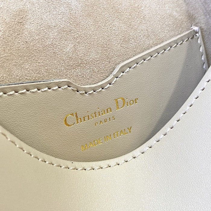 Medium Dior Bobby Bag Beige Box Calfskin