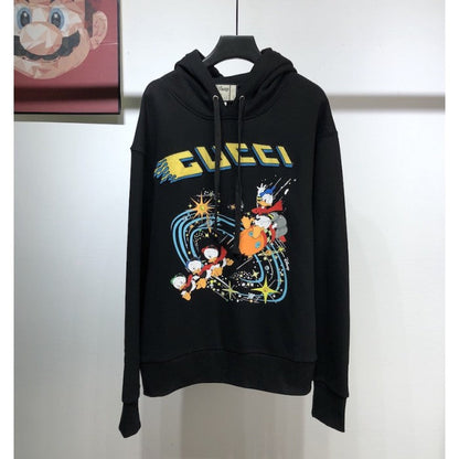 Disney x Gucci Donald Duck Hooded Sweatshirt Black