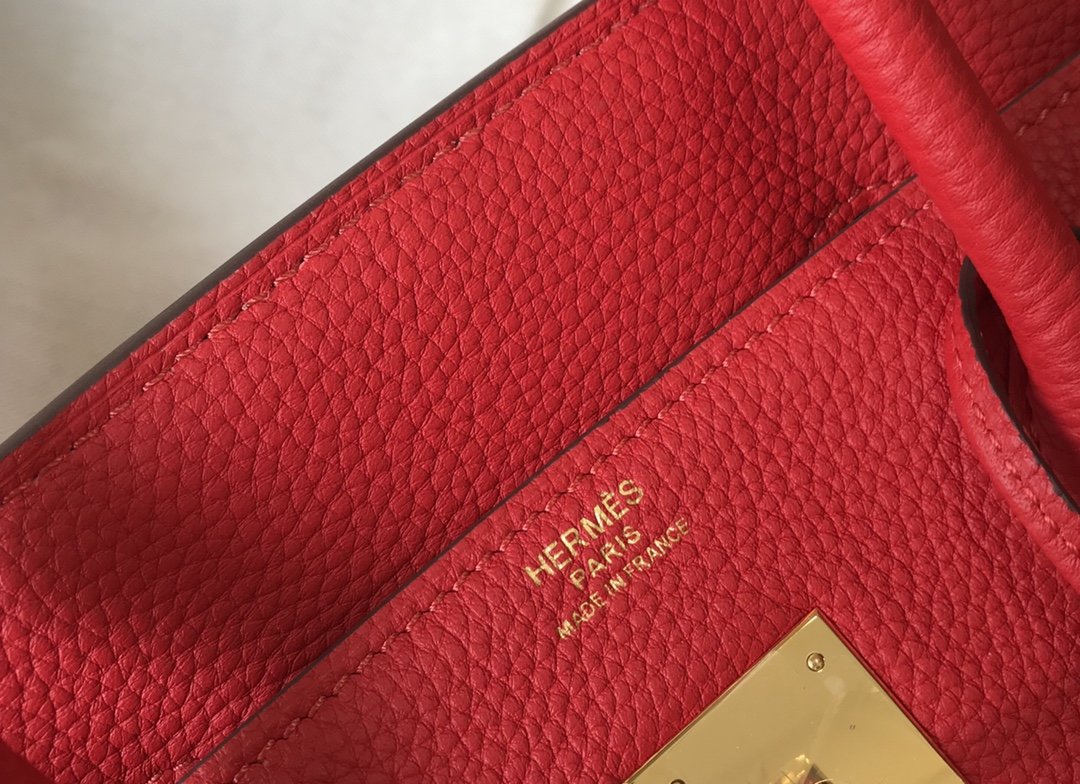 HM Birkin Rouge De Coeur Red Epsom Gold Hardware Bag For Women, Handbags, Shoulder Bags 30cm/12in