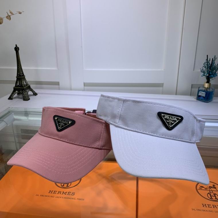 Prada Sun Visor Cap For Mens Women