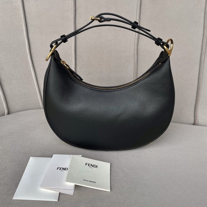 Fendi Fendigraphy Small Black leather bag