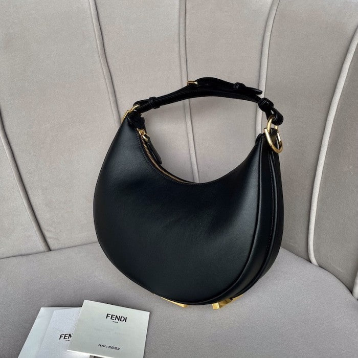 Fendi Fendigraphy Small Black leather bag