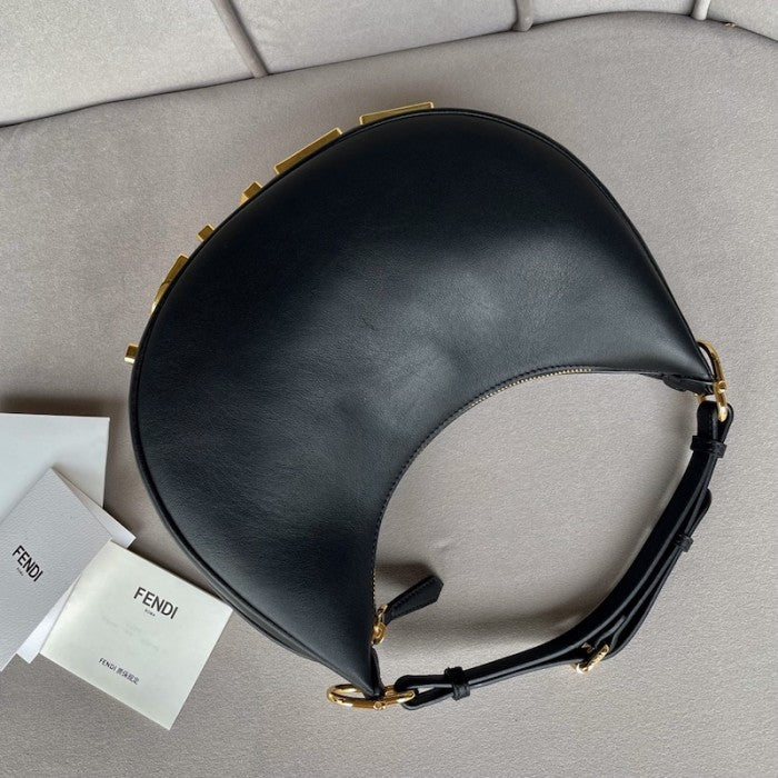 Fendi Fendigraphy Small Black leather bag