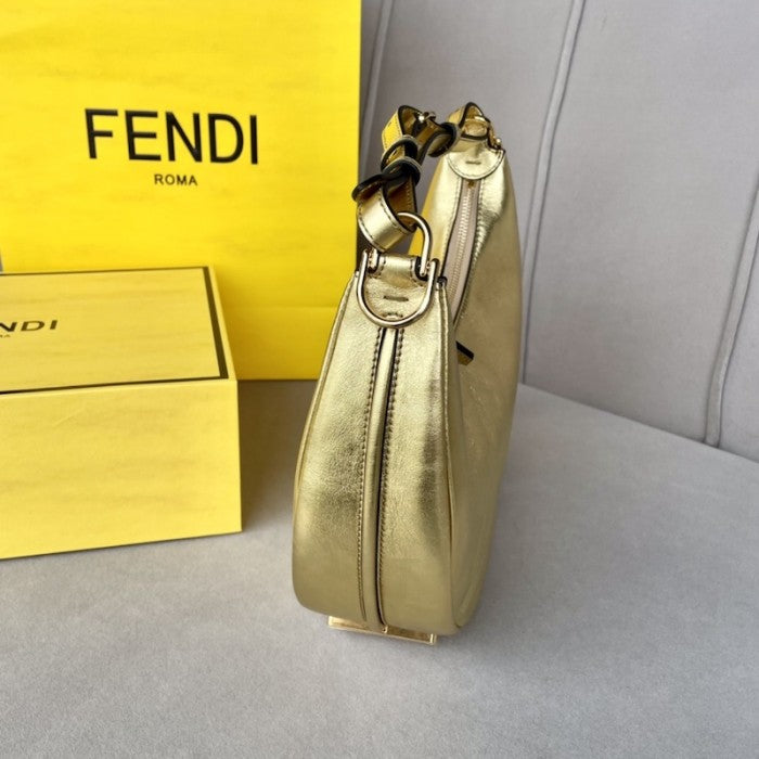 Fendi Fendigraphy Small Gold leather bag