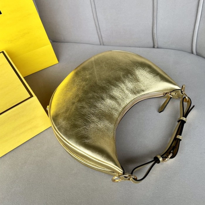 Fendi Fendigraphy Small Gold leather bag