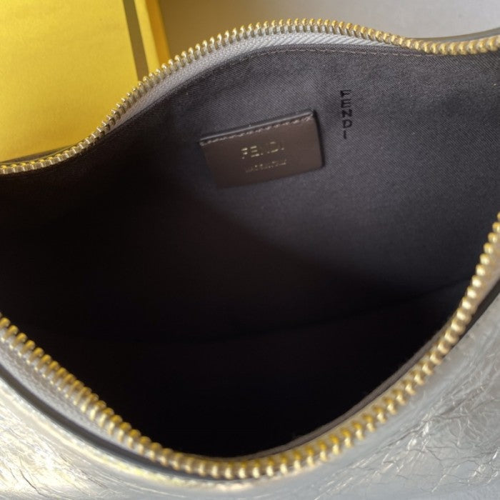 Fendi Fendigraphy Small Silver leather bag