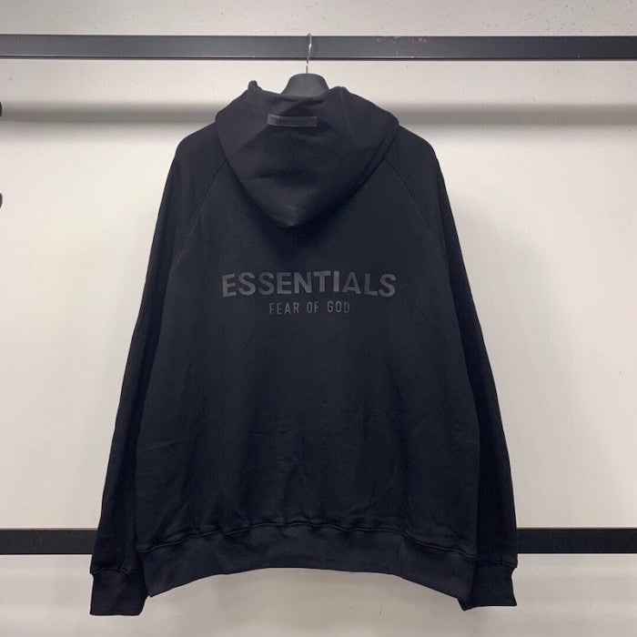 2021 FEAR OF GOD FOG Essentials Hoodie Black