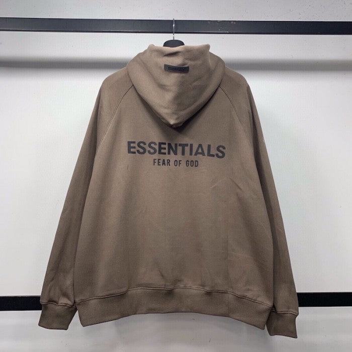 2021 FEAR OF GOD FOG Essentials Hoodie Grey