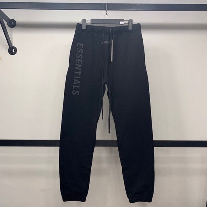 2021 FEAR OF GOD FOG Essentials Drawstring Pants Black