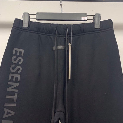 2021 FEAR OF GOD FOG Essentials Drawstring Pants Black